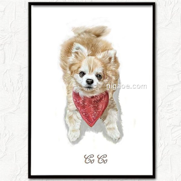 画像8: ペット似顔絵 手直し可能 送料185円 (8)