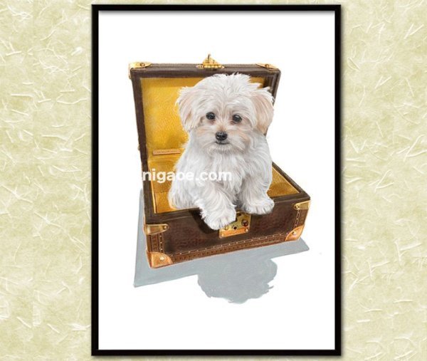 画像6: ペット似顔絵 手直し可能 送料185円 (6)