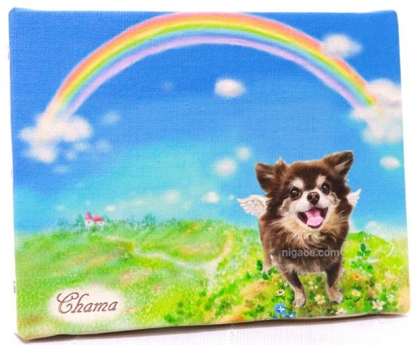 画像4: ペット似顔絵(キャンバスプリント) (4)