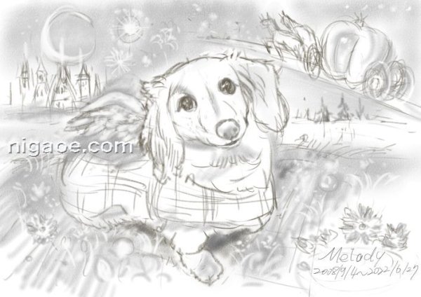 画像3: A様専用フォーム ペット似顔絵 プレミアムコース 2 (3)