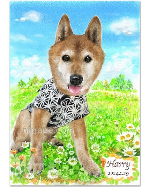 画像27: ペット似顔絵 安心チェックコース(手直し無料) (27)