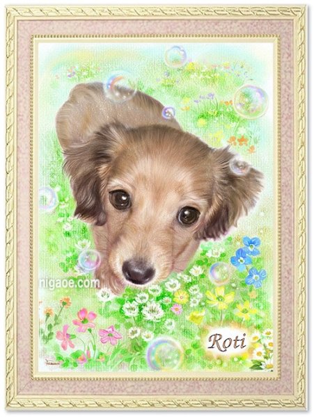 画像39: ペット似顔絵  リアルコース (39)