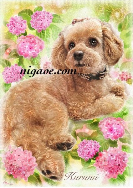 画像8: ペット似顔絵  ギフトコース 特急仕上げ (8)