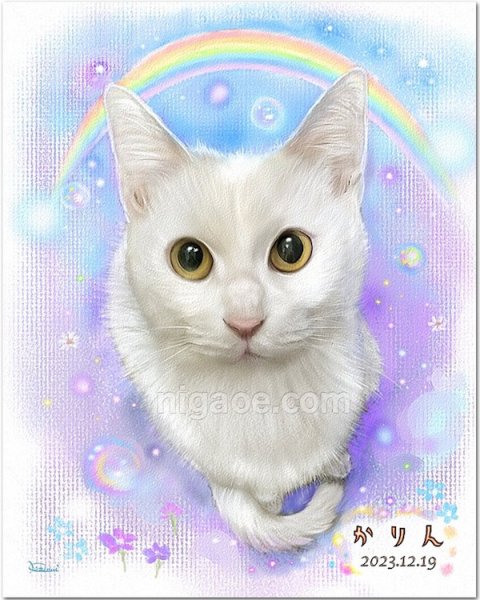 画像9: ペット似顔絵  ギフトコース 特急仕上げ (9)