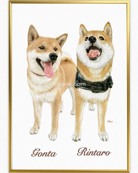 画像2: ペット似顔絵 手直し可能 送料185円 (2)