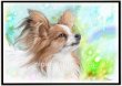 画像1: 送料185円  ペット似顔絵 おしゃれなフィットフレーム入り  (1)