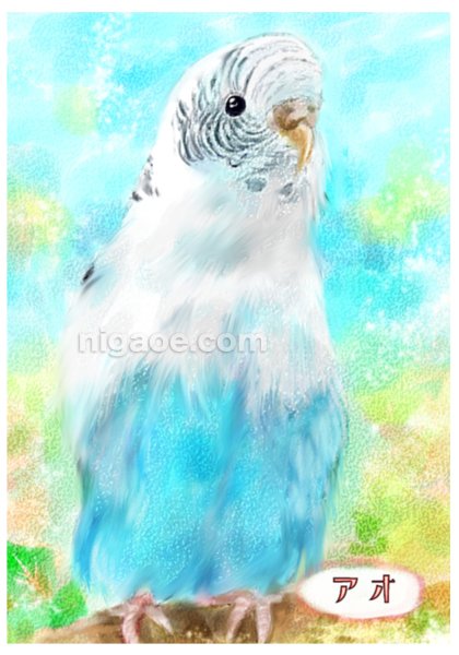 画像3: ペット似顔絵  小鳥さんと暮らす幸せ応援価格 (3)
