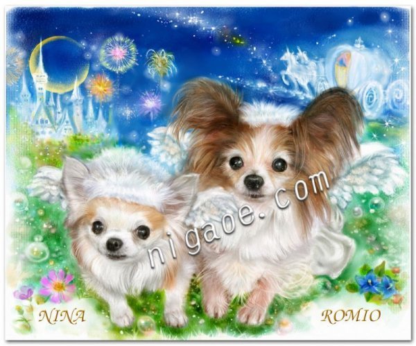 画像15: ペット似顔絵  リアルコース (15)