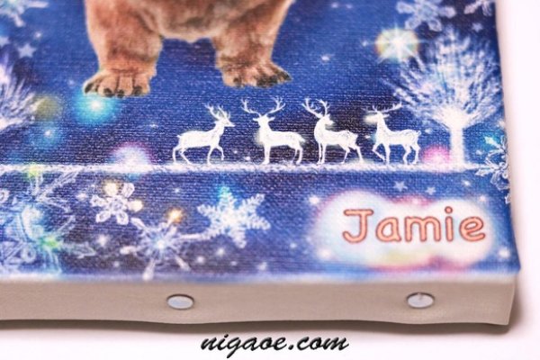 画像17: ペット似顔絵(キャンバスプリント) (17)