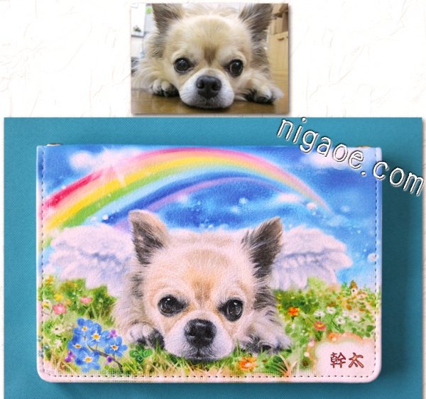 画像2: ペットちゃんの似顔絵で作るマルチケース (2)