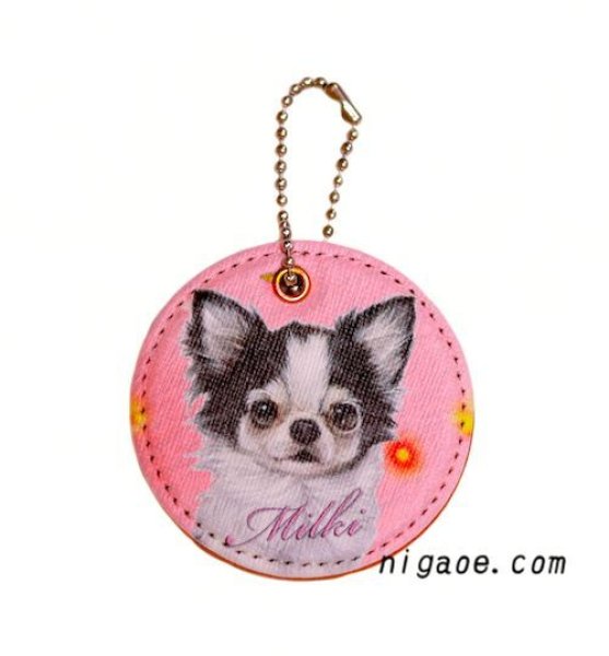 画像5: ペット似顔絵PUレザーキーホルダー (5)