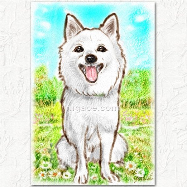 画像17: ペットの似顔絵パステルタッチコース (17)