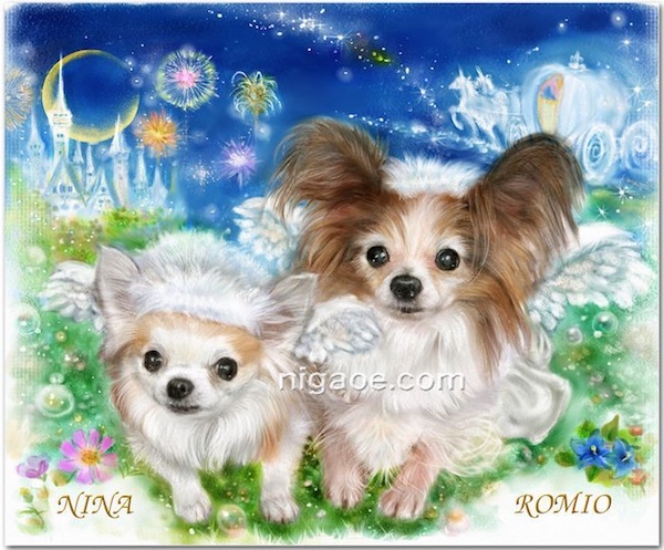 犬の似顔絵