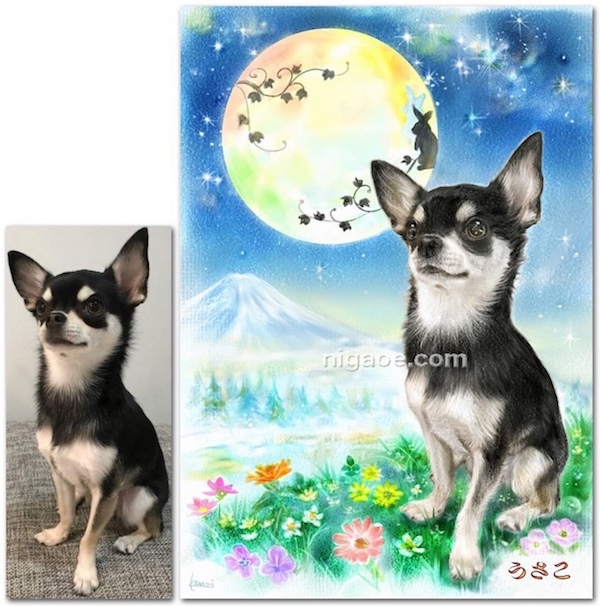 ペットの似顔絵