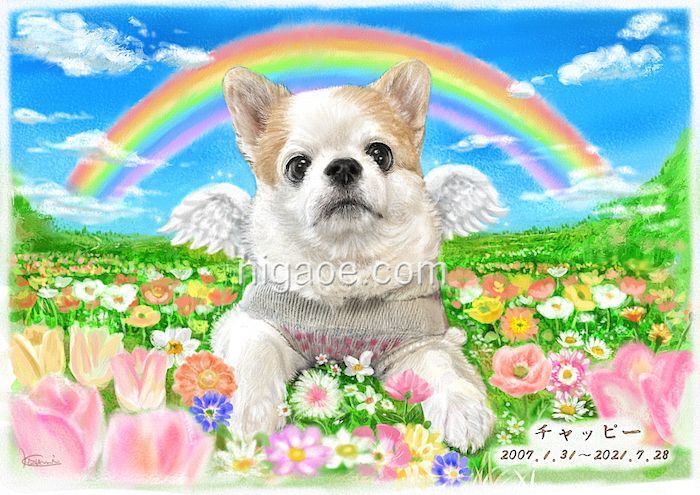 犬の似顔絵